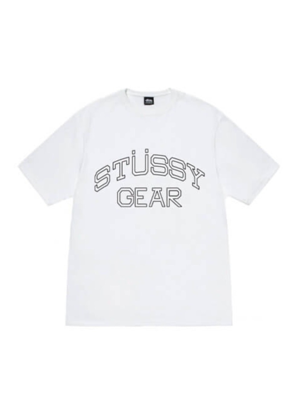 Stussy Gear Tee White Size Small NWOT Authentic